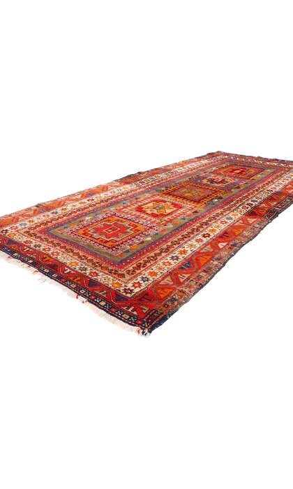 5 x 11 Antique Caucasian Kazak Rug 79022