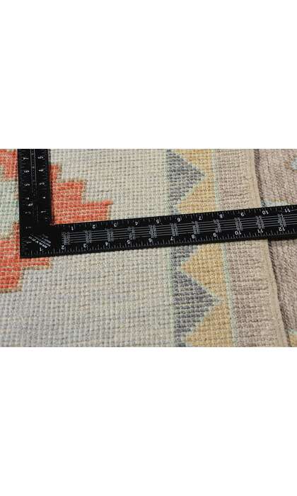 10 x 13 Modern Colorful Turkish Oushak Rug 53957