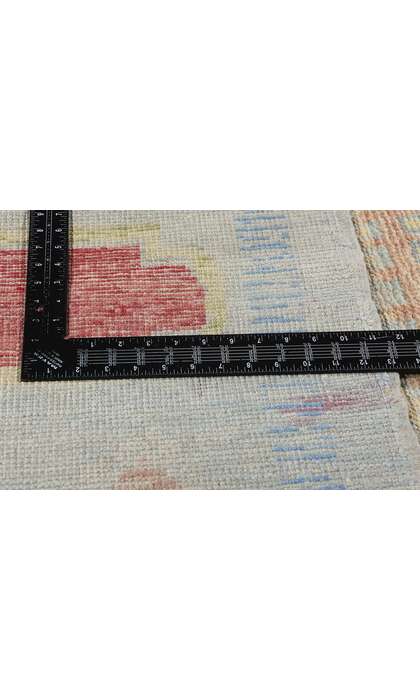 9 x 12 Modern Colorful Turkish Oushak Rug 53966