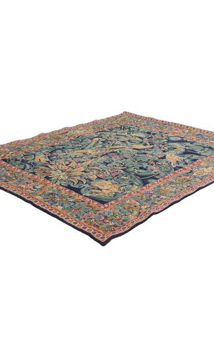 4 x 5 Vintage French Aristolochia Leaves Tapestry 79023