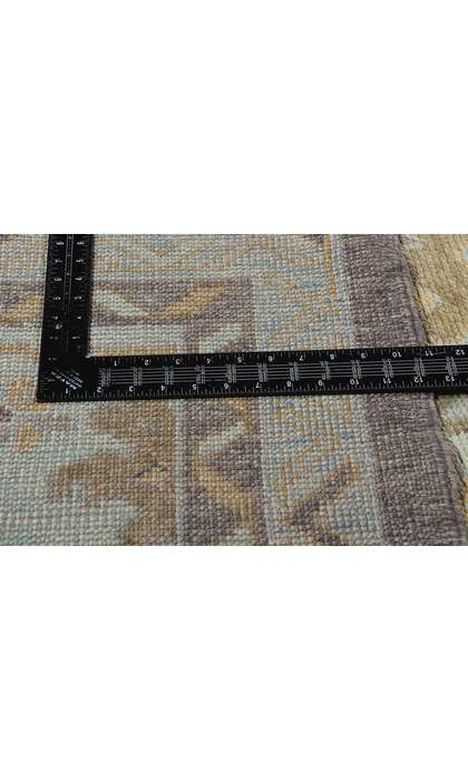 12 x 15 Modern Gray Turkish Oushak Rug 53964