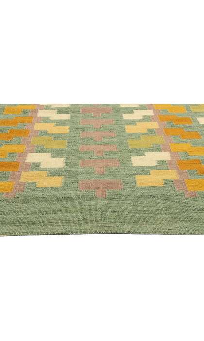 8 x 10 Scandinavian Modern Swedish Inspired Dvargbjork Kilim Rug 31125