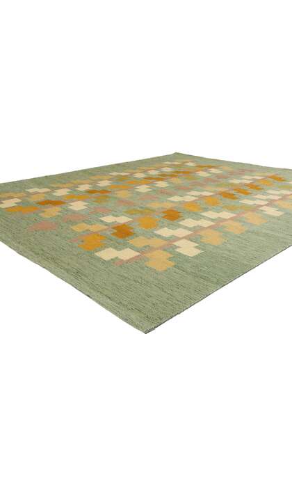 8 x 10 Scandinavian Modern Dvargbjork Swedish Inspired Kilim Rug 31126