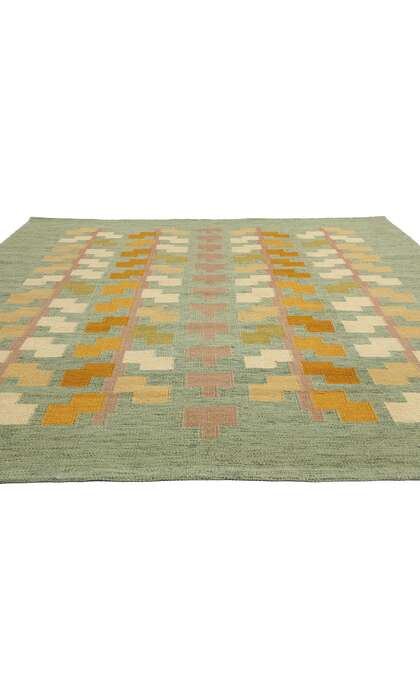 8 x 10 Scandinavian Modern Dvargbjork Swedish Inspired Kilim Rug 31126