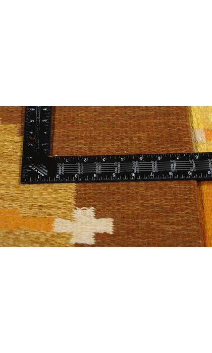 5 x 8 Ingegerd Silow Vintage Swedish Scandinavian Rollakan Rug 79043