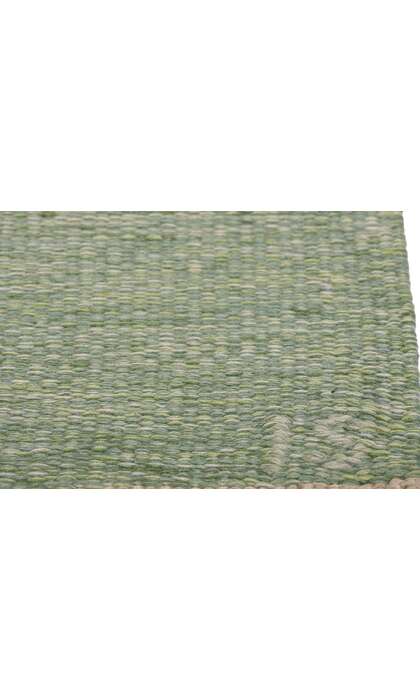 5 x 8 Ingegerd Silow Vintage Swedish Green Scandinavian Rollakan Rug 79053