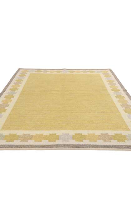 5 x 8 Ingegerd Silow Vintage Swedish Scandinavian Rollakan Rug 79037