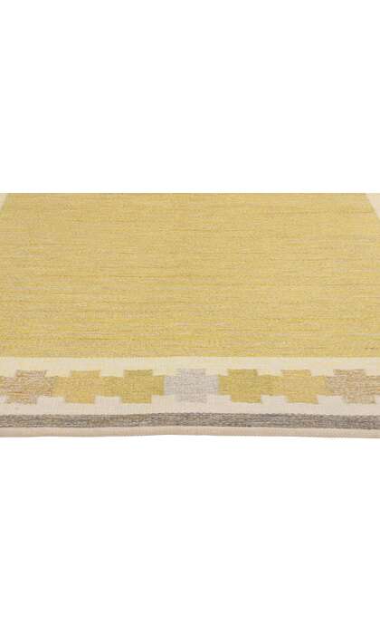 5 x 8 Ingegerd Silow Vintage Swedish Scandinavian Rollakan Rug 79037