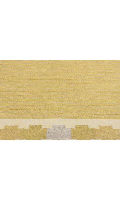 5 x 8 Ingegerd Silow Vintage Swedish Scandinavian Rollakan Rug 79037