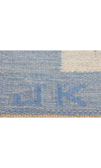 7 x 10 Karin Jonsson Vintage Swedish Scandinavian Rollakan Rug 79025