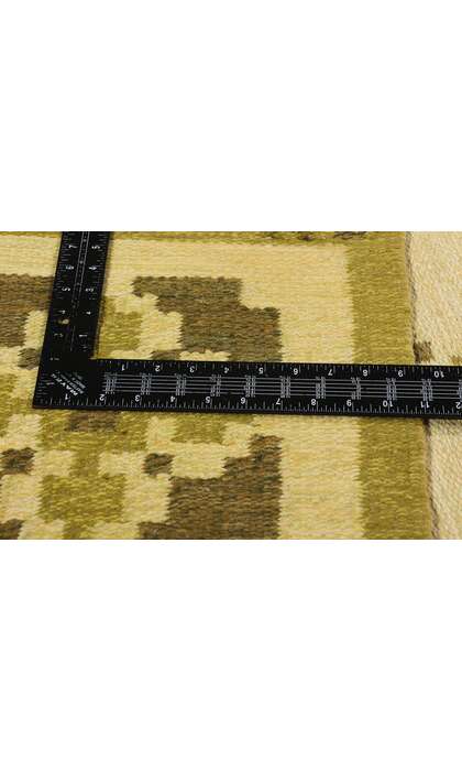 4 x 7 Kerstin Persson Vintage Swedish Scandinavian Rollakan Rug 79049