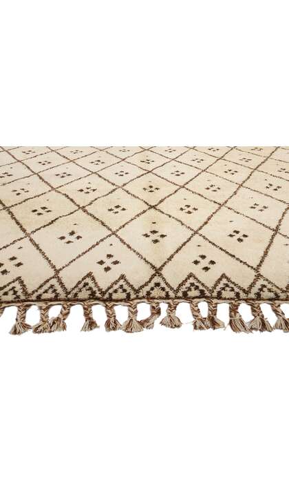 12 x 18 Extra-Large Vintage Moroccan Beni Ourain Rug 78975