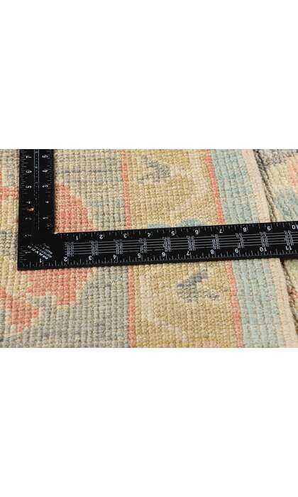 10 x 15 Modern Light Blue Turkish Oushak Rug 53963