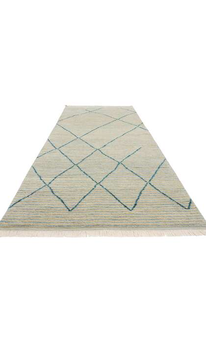 4 x 12 Serene Strands Modern Moroccan Rug Runner 31311