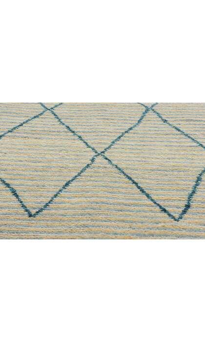4 x 12 Serene Strands Modern Moroccan Rug Runner 31311