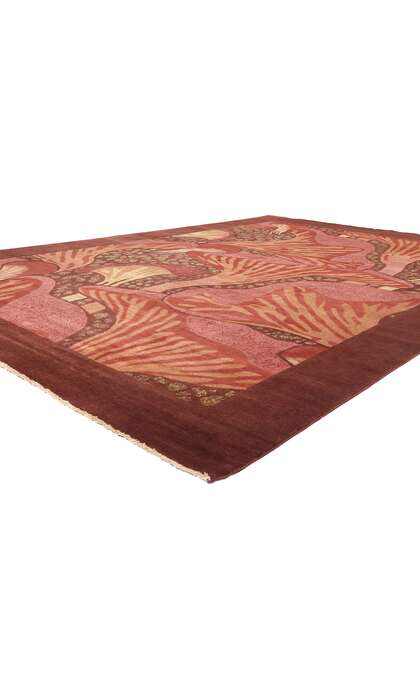 10 x 14 Modern Moser Mushroom Biophilic Rug 31090