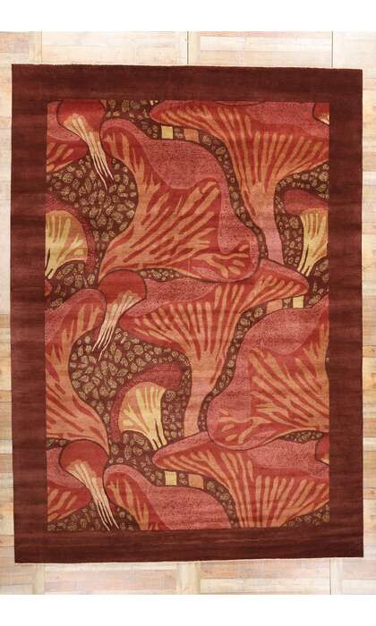 10 x 14 Modern Moser Mushroom Biophilic Rug 31090