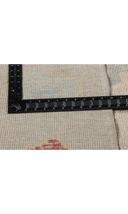 9 x 11 Modern Biophilic Turkish Oushak Rug 53975