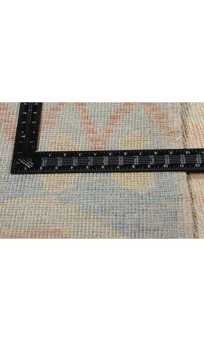 9 x 12 Colorful Modern Turkish Oushak Rug 53967