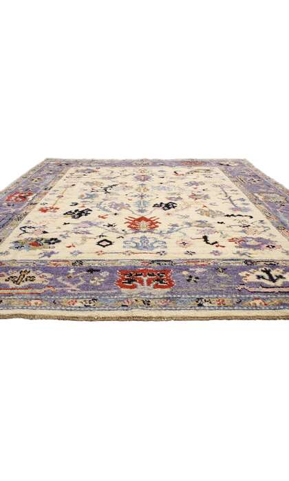 9 x 12 Modern Oushak Rug 80405