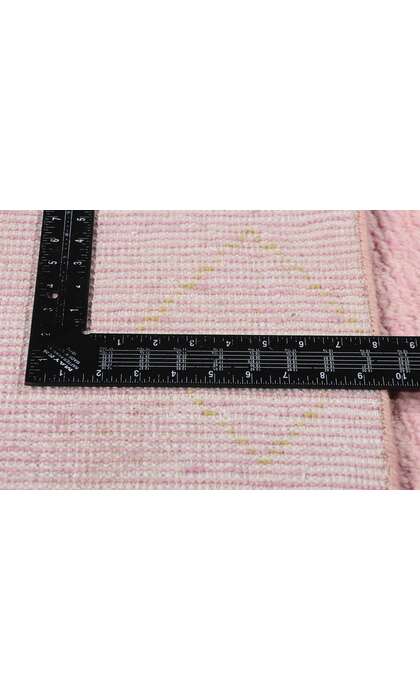4 x 12 Pink Diamond Modern Moroccan Rug Runner 31310