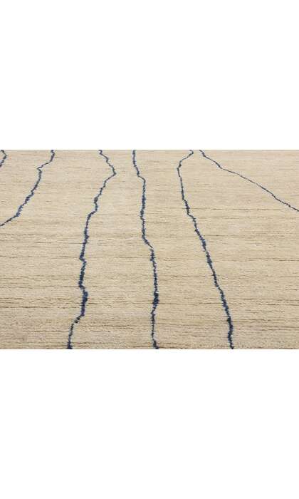 10 x 14 Rippled Silence Organic Modern Moroccan Rug 3128110 x 14 Rippled Silence Organic Modern Moroccan Rug 31281