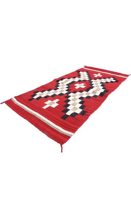 2 x 5 Antique Red Ganado Navajo Rug 77958