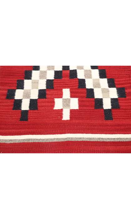 2 x 5 Antique Red Ganado Navajo Rug 77958