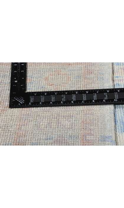 3 x 15 Modern Sky Blue Turkish Oushak Rug Runner 53969