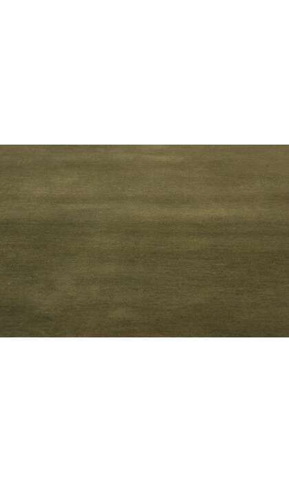 5 x 7 Solid Olive Green Modern Rug 31167