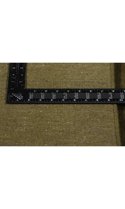 5 x 8 Solid Olive Green Modern Rug 31174