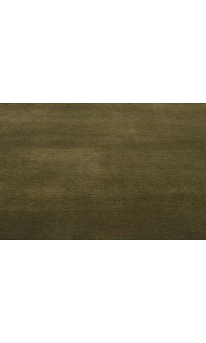 5 x 8 Solid Olive Green Modern Rug 31174