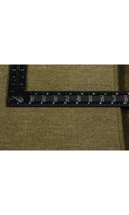 5 x 8 Solid Olive Green Modern Rug 31175