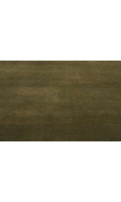 5 x 8 Solid Olive Green Modern Rug 31175