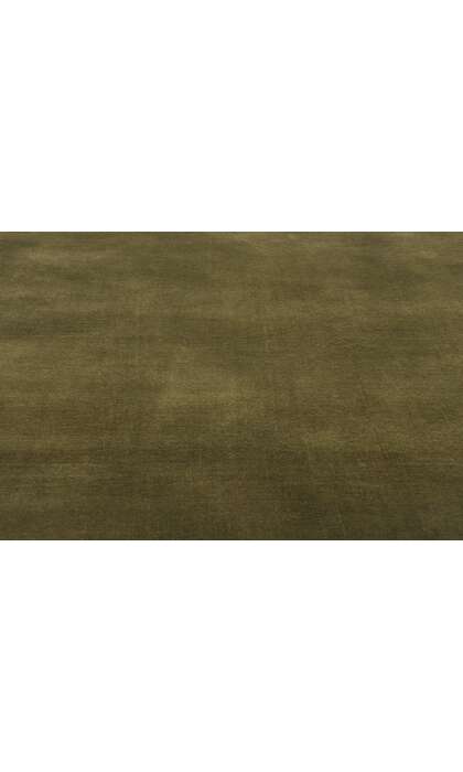 5 x 8 Solid Olive Green Modern Rug 31176