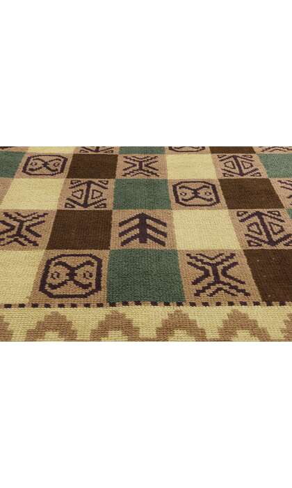 6 x 8 Vintage Swedish Scandinavian Flossa Rug 79050