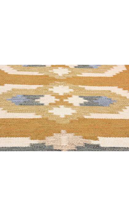 5 x 8 Vintage Swedish Scandinavian Rollakan Rug 79040