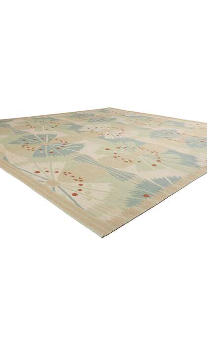 11 x 12 Scandinavian Modern Swedish Inspired Kilim Rug 31102