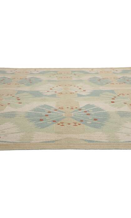 11 x 12 Scandinavian Modern Swedish Inspired Kilim Rug 31102