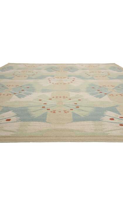 12 x 15 Scandinavian Modern Swedish Inspired Kilim Rug 31101