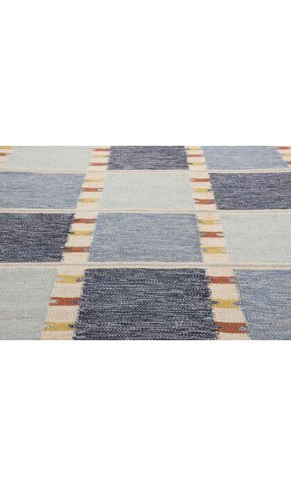 10 x 14 Scandinavian Modern Swedish Inspired Kilim Rug 31121