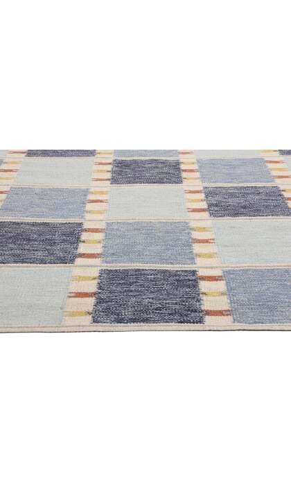 9 x 12 Scandinavian Modern Swedish Inspired Kilim Rug 31122