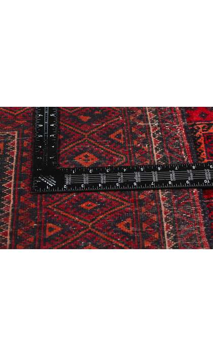 4 x 7 Vintage Turkoman Afghan Rug 79088
