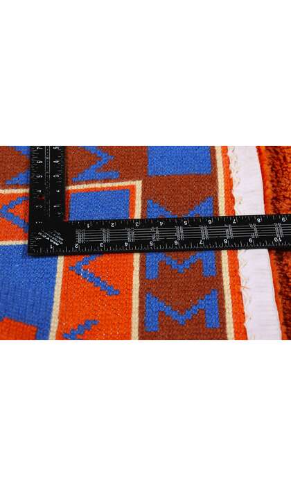 4 x 5 Vintage Southwest Sunrise American Hooked Rug 79015