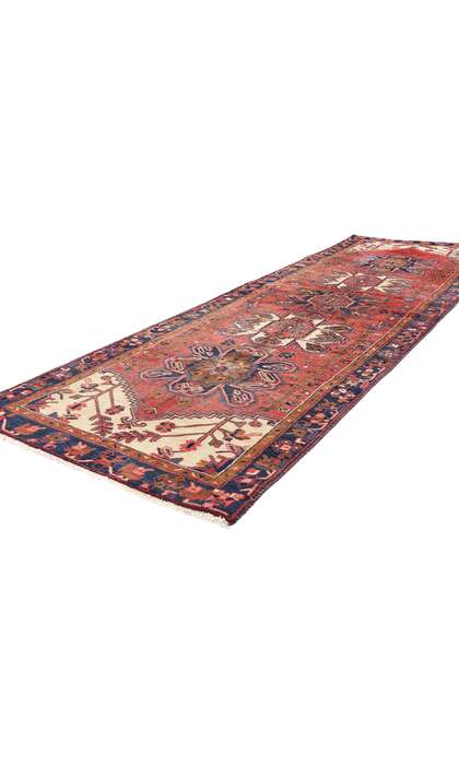 3 x 11 Vintage Persian Heriz Rug Runner 79008