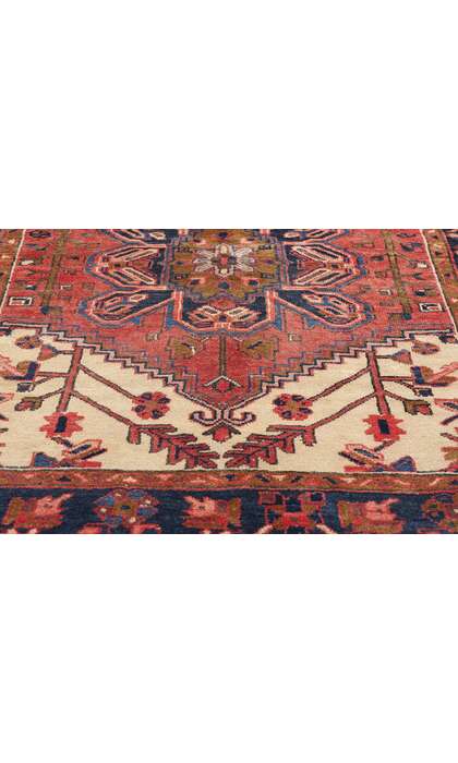 3 x 11 Vintage Persian Heriz Rug Runner 79008