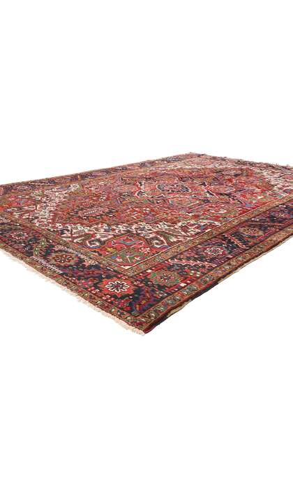 8 x 11 Antique Persian Heriz Rug 79021