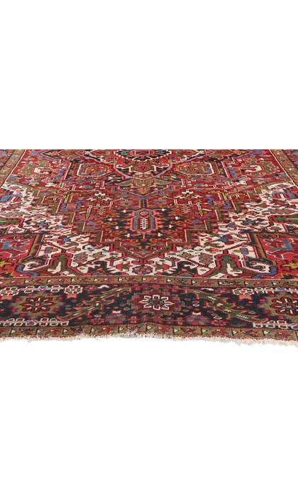 8 x 11 Antique Persian Heriz Rug 79021