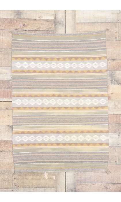 3 x 4 Vintage Wide Ruins Navajo Rug 77868