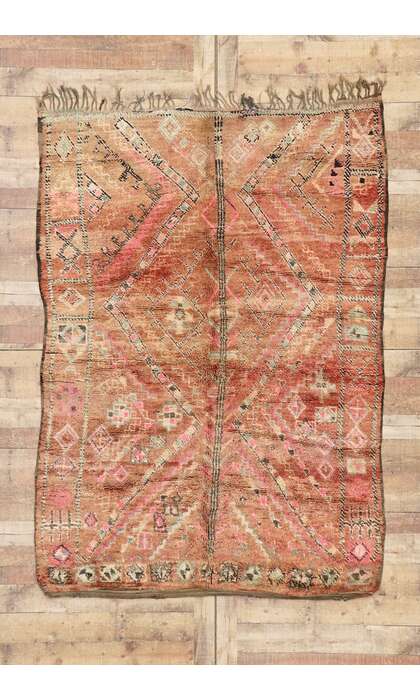 5 x 7 Vintage Boujad Moroccan Rug 21236